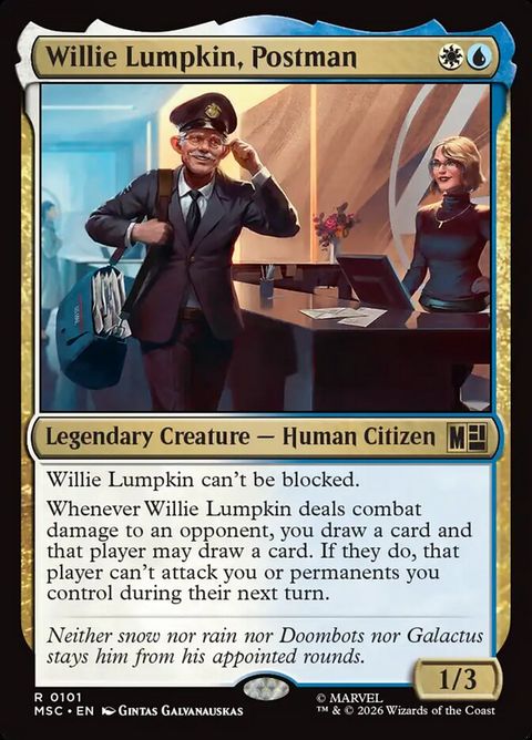 Willie Lumpkin, Postman (101)