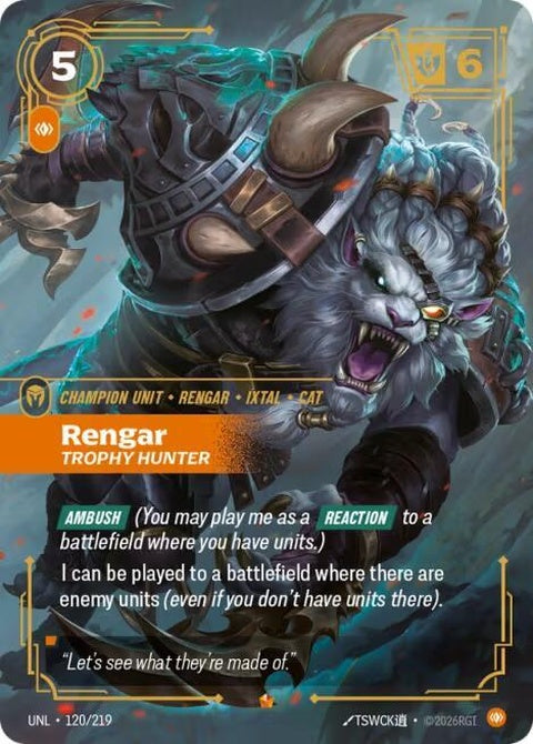 Rengar - Trophy Hunter (120)