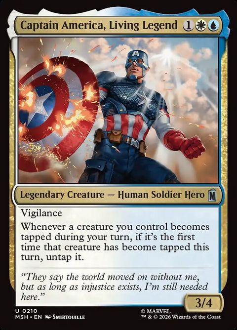 Captain America, Living Legend (210)