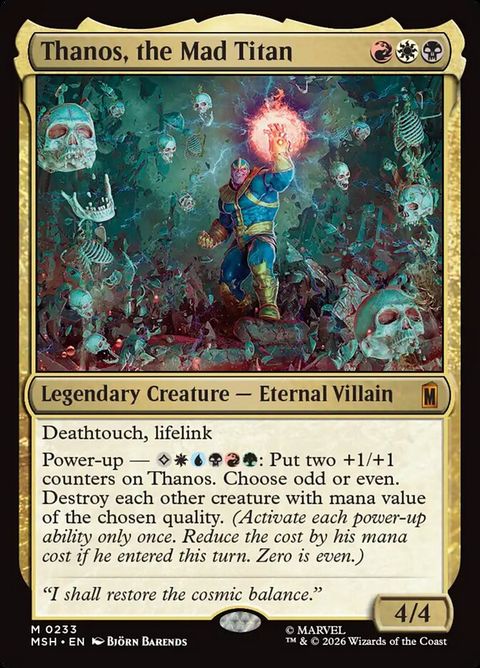 Thanos, the Mad Titan (233)
