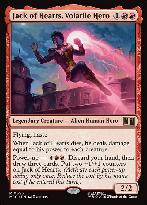 Jack of Hearts, Volatile Hero (693)