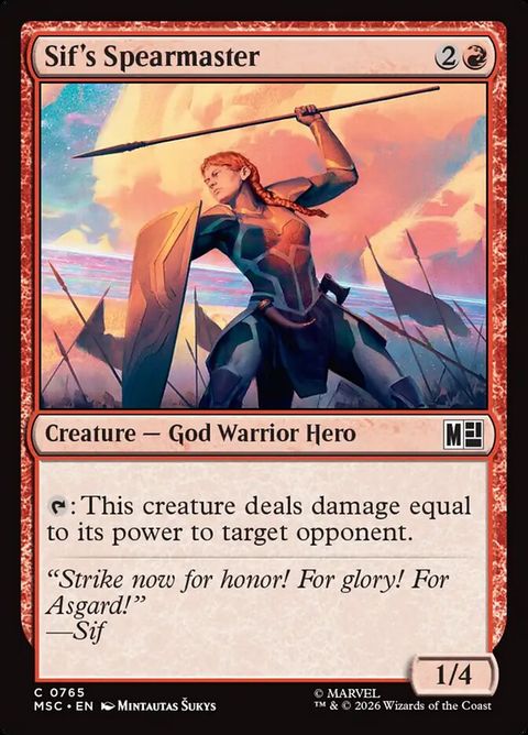 Sif's Spearmaster (765)