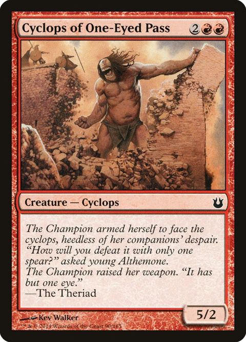 Cyclops of One-Eyed Pass (90)