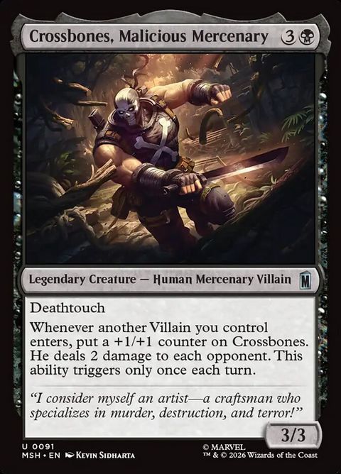 Crossbones, Malicious Mercenary (91)