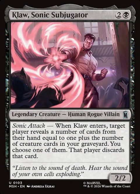 Klaw, Sonic Subjugator (103)