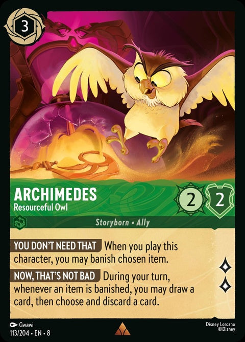 Archimedes - Resourceful Owl (113)