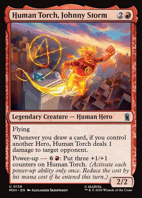 Human Torch, Johnny Storm (136)
