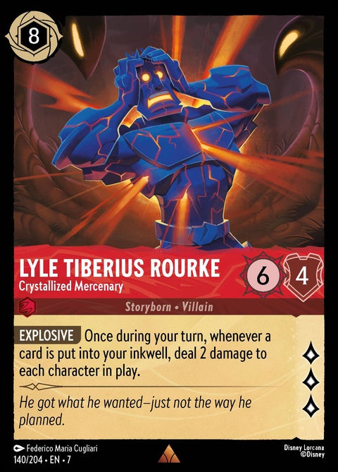 Lyle Tiberius Rourke - Crystallized Mercenary (140)