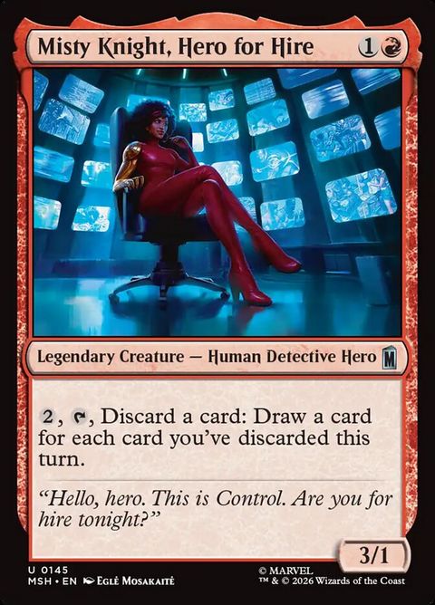 Misty Knight, Hero for Hire (145)