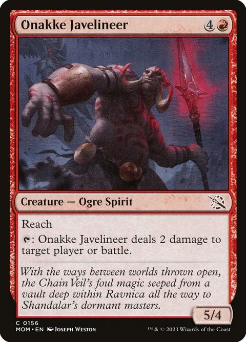 Onakke Javelineer (156)