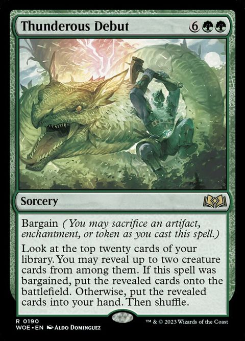 Thunderous Debut (190)