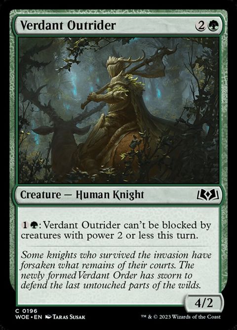 Verdant Outrider (196)