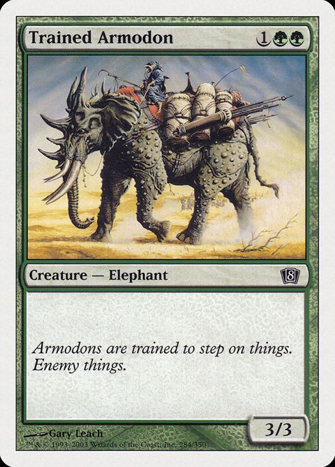 Trained Armodon (284)