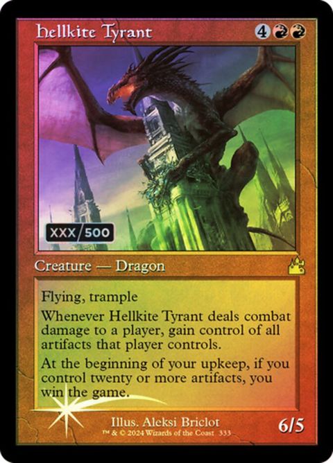 Hellkite Tyrant (333z) - Serialized