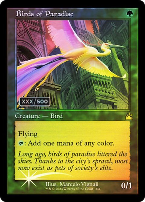 Birds of Paradise (344z) - Serialized