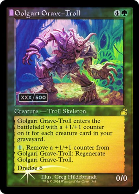 Golgari Grave-Troll (348z) - Serialized