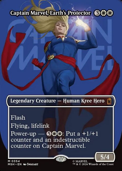 Captain Marvel, Earth's Protector (354)