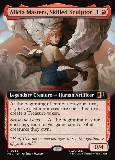 Alicia Masters, Skilled Sculptor (356)