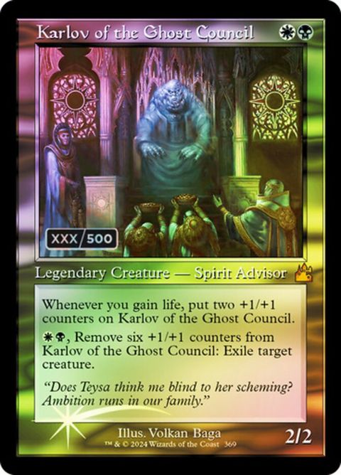 Karlov of the Ghost Council (369z) - Serialized