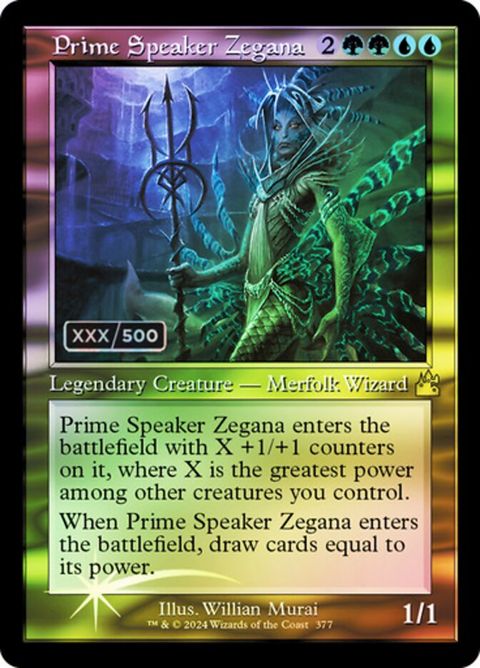 Prime Speaker Zegana (377z) - Serialized