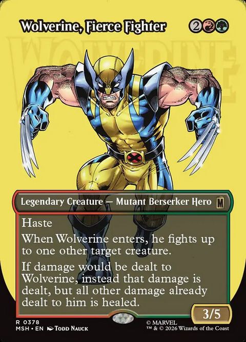 Wolverine, Fierce Fighter (378)