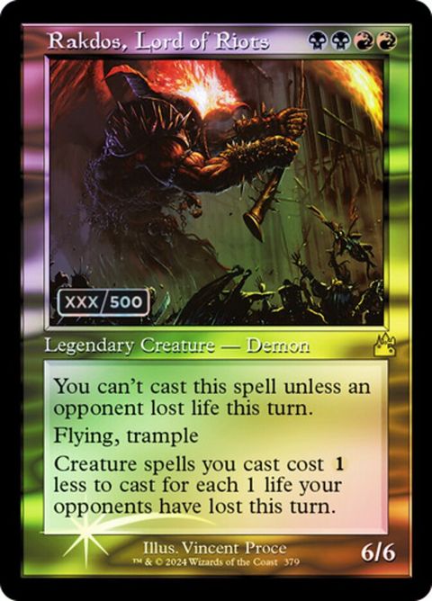 Rakdos, Lord of Riots (379z) - Serialized