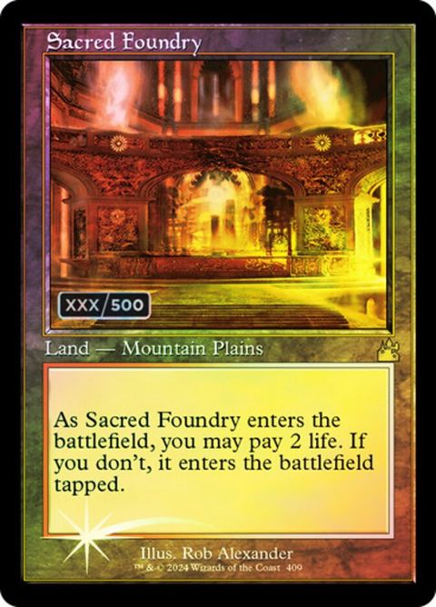 Sacred Foundry (409z) - Serialized
