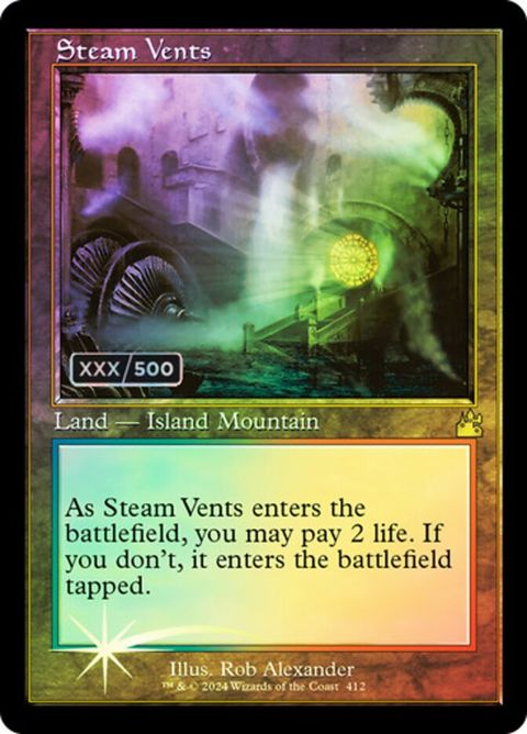 Steam Vents (412z) - Serialized