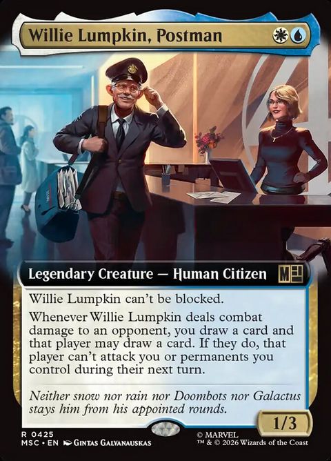 Willie Lumpkin, Postman (425)