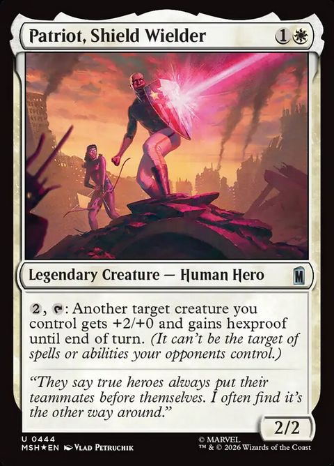 Patriot, Shield Wielder (444) - Surge-Foil