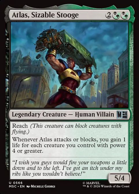 Atlas, Sizable Stooge (566)