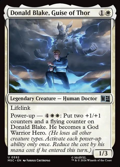 Donald Blake, Guise of Thor (592)