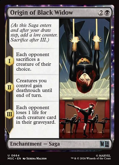 Origin of Black Widow (664)