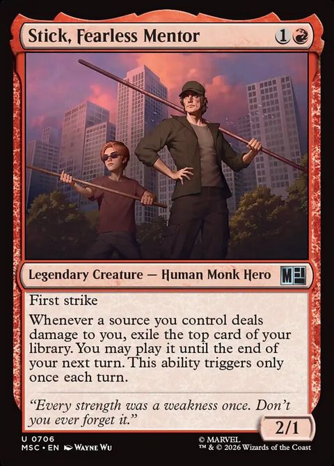 Stick, Fearless Mentor (706)