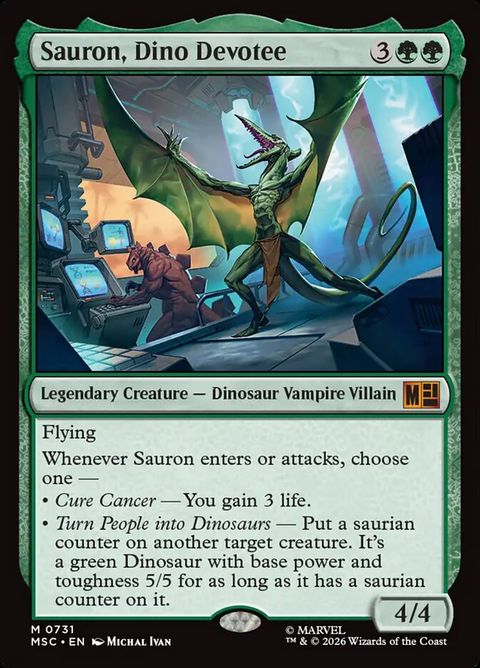 Sauron, Dino Devotee (731)