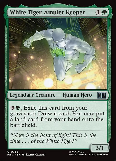 White Tiger, Amulet Keeper (736)