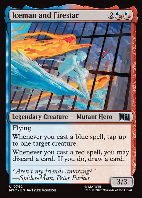 Iceman and Firestar (742)