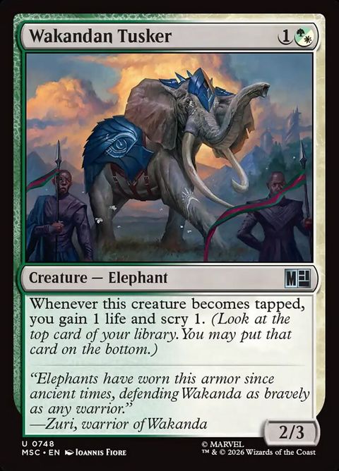 Wakandan Tusker (748)