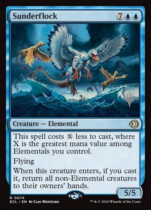 Sunderflock (74p) - Planeswalker Stamped