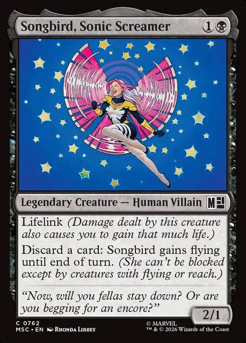 Songbird, Sonic Screamer (762)