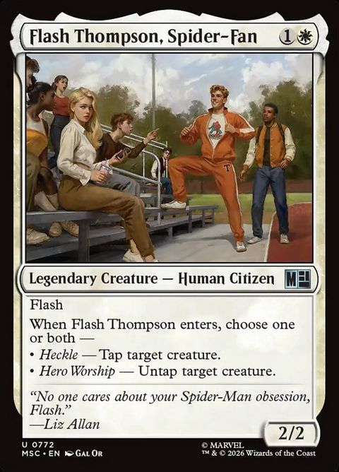 Flash Thompson, Spider-Fan (772)
