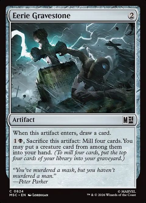 Eerie Gravestone (824)