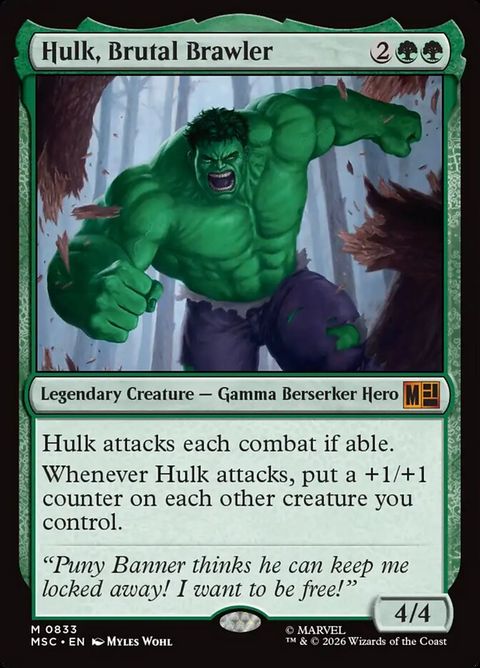 Hulk, Brutal Brawler (833)