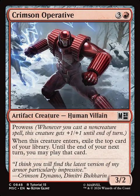 Crimson Operative (848)