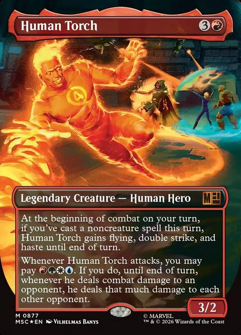 Human Torch (877) - Surge-Foil