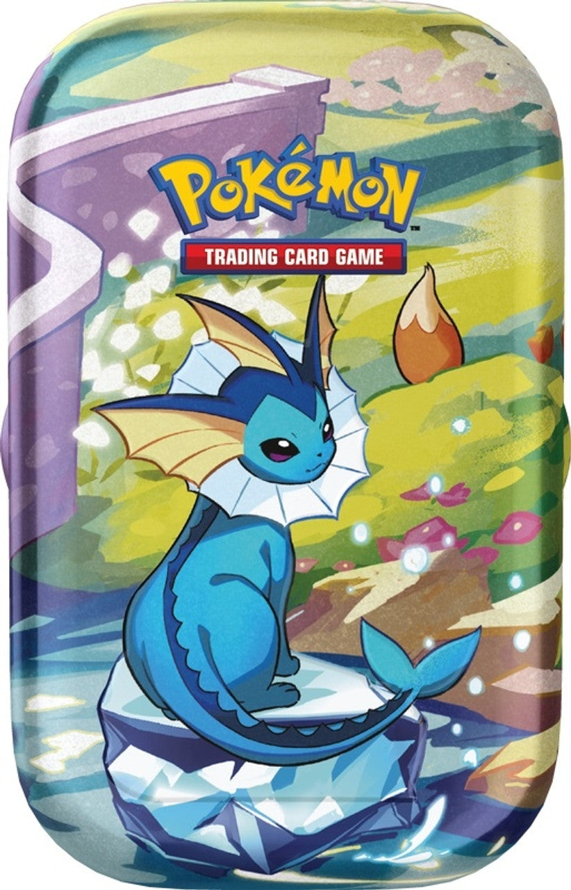 SV Prismatic Evolutions Mini Tin - Vaporeon